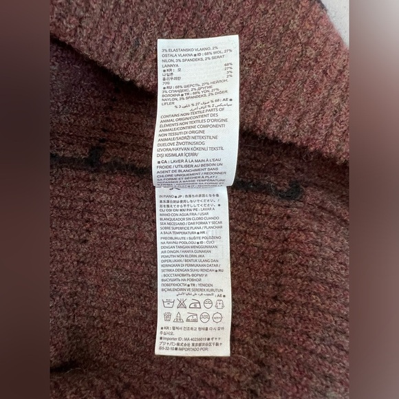 Banana Republic Heritage Collection Brown Knitted Mock Neck Sweater Adult M - Picture 6 of 8